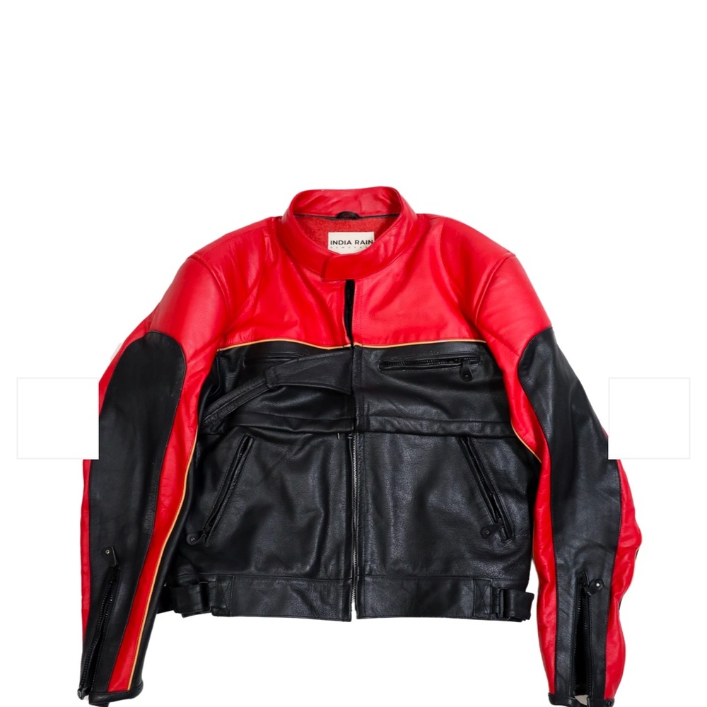 Up cycled leather moto jacket